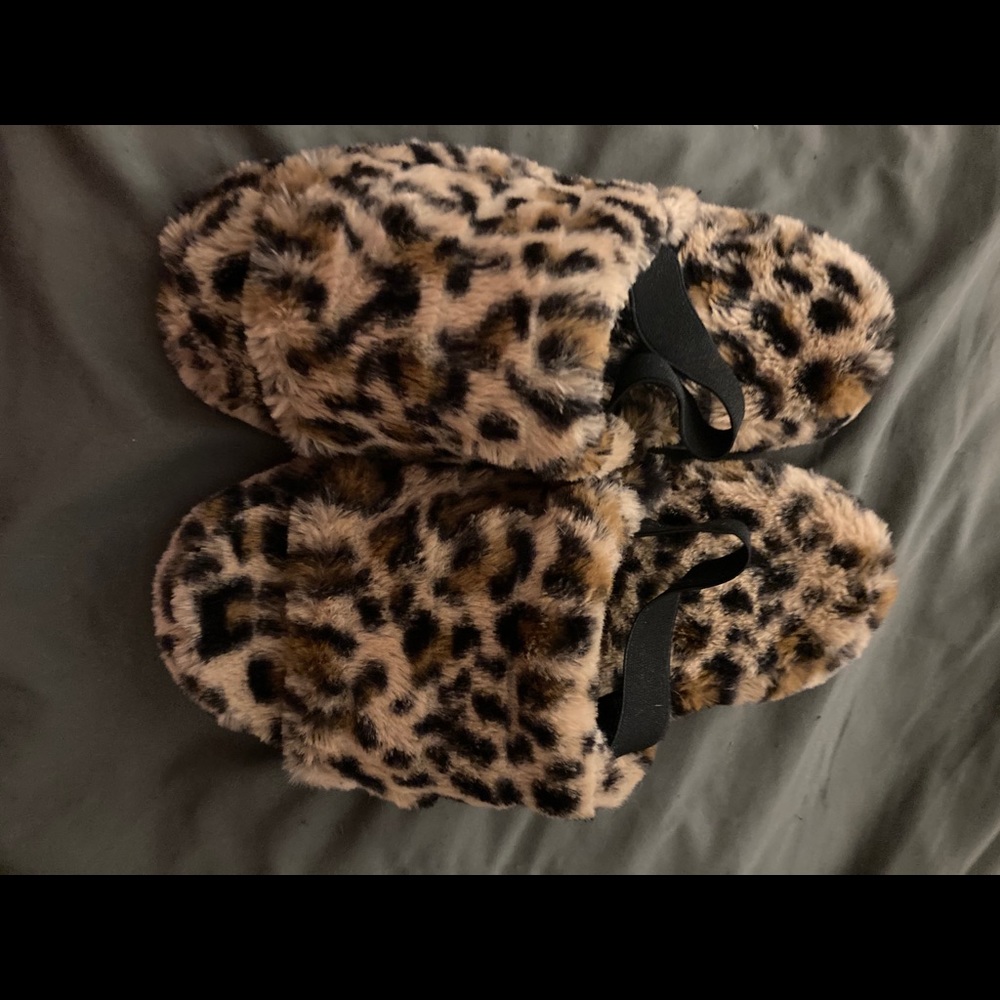 Cheetah Slippers